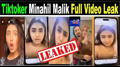 पाकिस्तानी टिकटॉक स्टार मिनाहिल मलिक (minahil malik sex mms) वीडियो